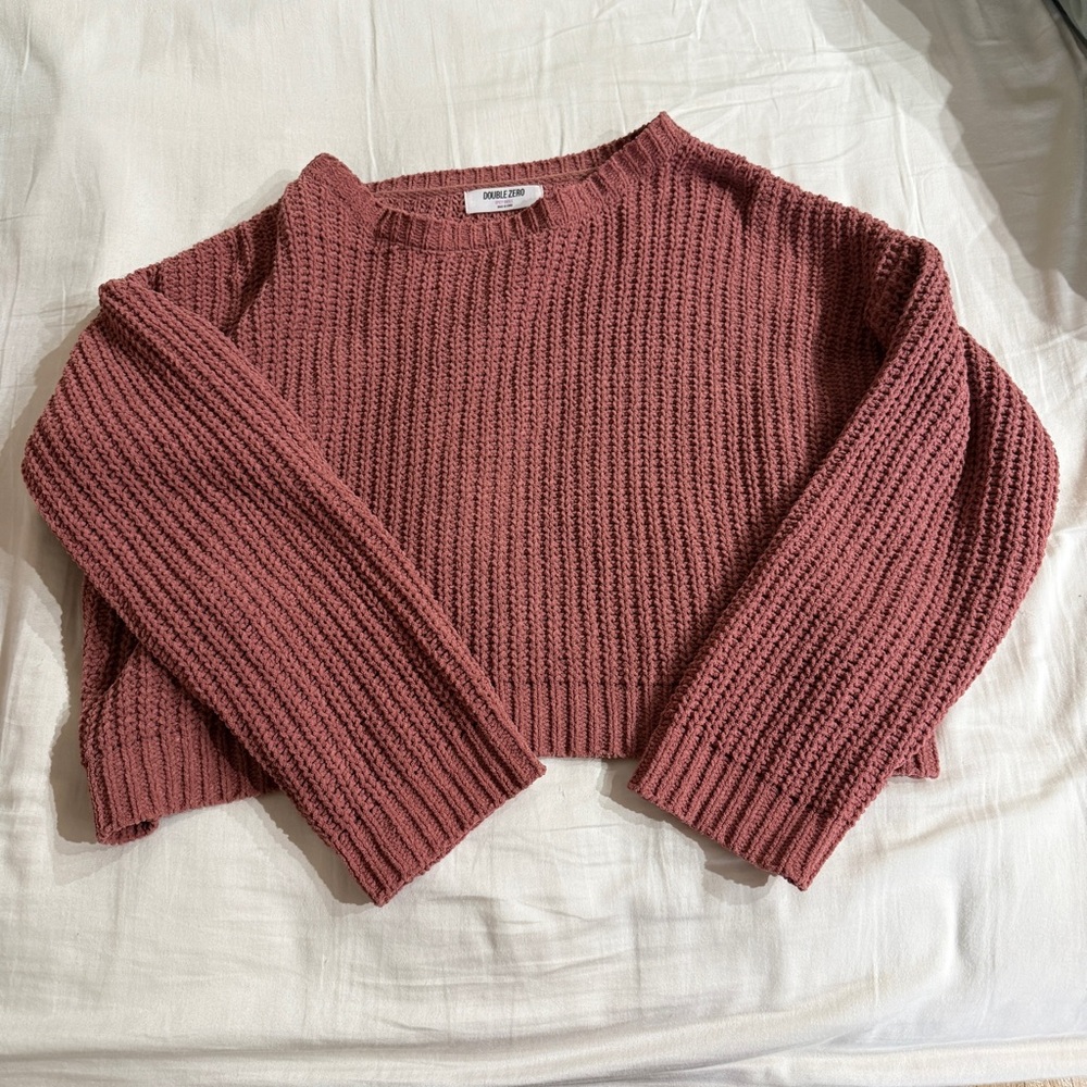 Windsor Knit Sweater in Dusty Rose